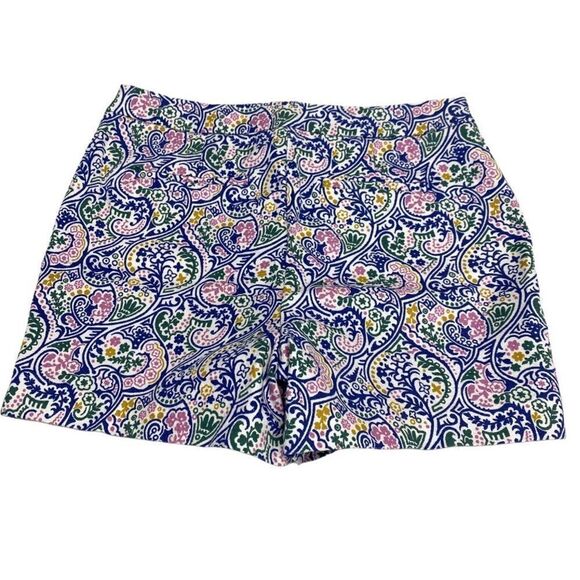 Boden Paisley Floral 4" Richmond Shorts size 6 - Picture 2 of 6